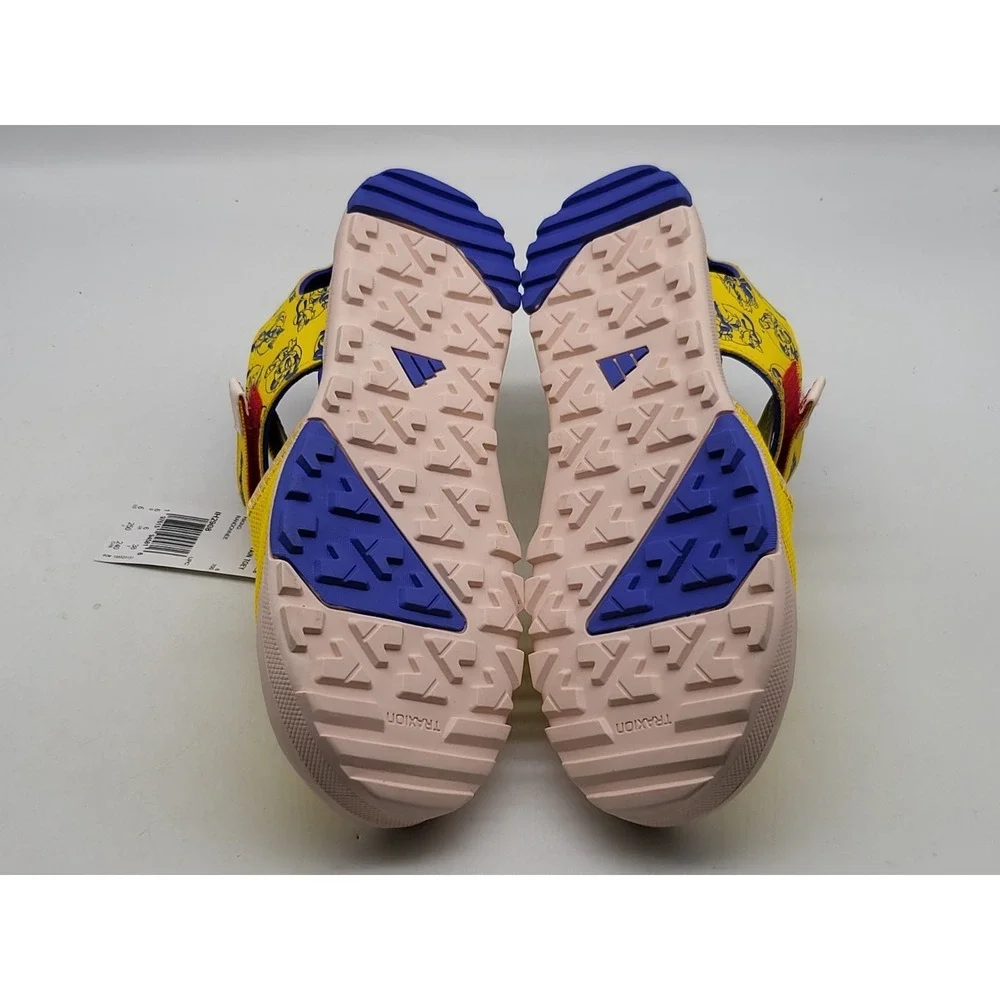 Adidas Terrex Captain Toey Hiking Boys Size 6 Yellow‎ Blue Sandals IH2908